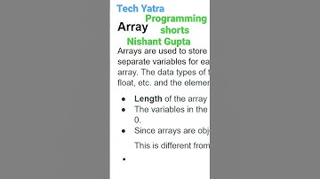 Array in C# #array #arrays #csharp #programmingshorts #codingshorts #techyatra #codinginhindi