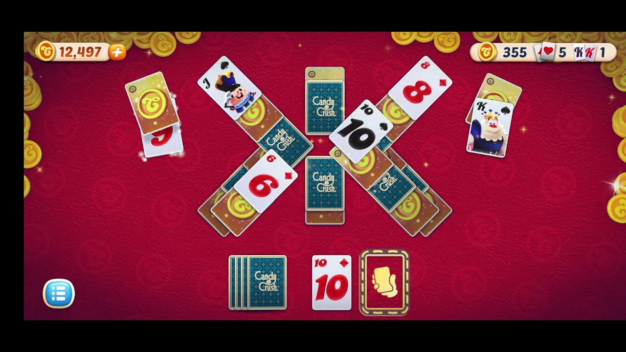 Candy crush solitaire bonus Level gameplay