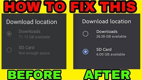 Chrome Sd Card Not Enough Space Problem 100% Fix  | Rishi Tech Helper