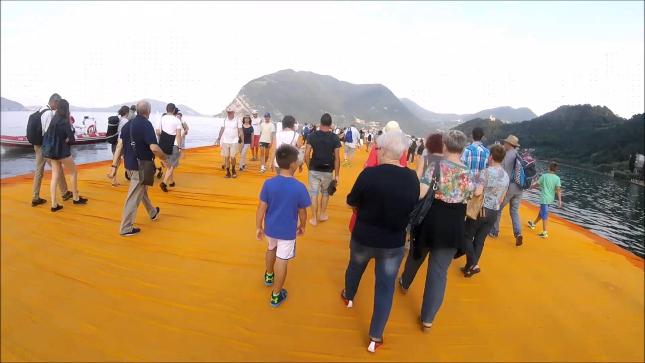 The Floating Piers 2016, Sulzano - Italy - (Time Lapse)