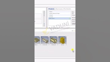 Học Inventor 1 phút | Cách tạo Project mới trong Inventor #vadunishort #thiếtkế3d