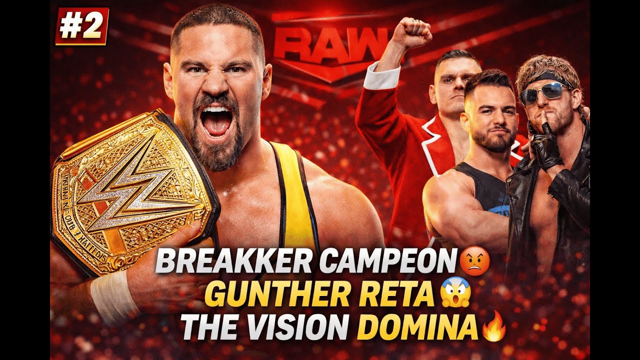 RAW #2 | La ERA de Bron Breakker comienza | Gunther, Becky y The Vision | Modo Universo 2K25
