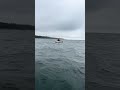 ￼Halibut fishing on inflatable