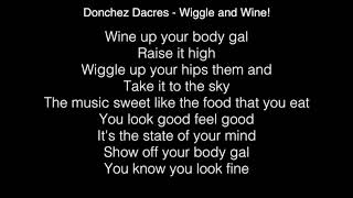 Donchez Dacres - Wiggle and Wine! Lyrics BGT 2018  Golden buzzer !