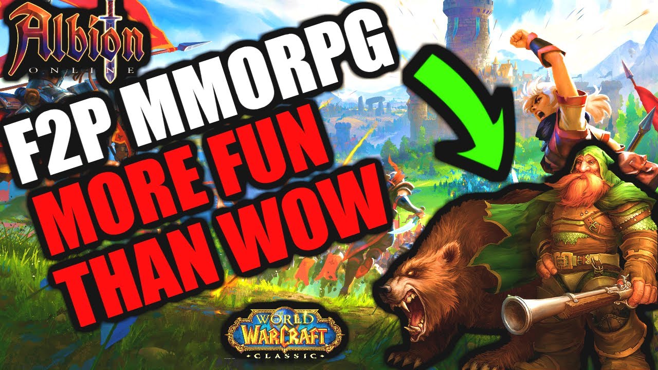This MMORPG is WAY MORE FUN Than WoW Classic! Comparing Albion Online to World of Warcraft