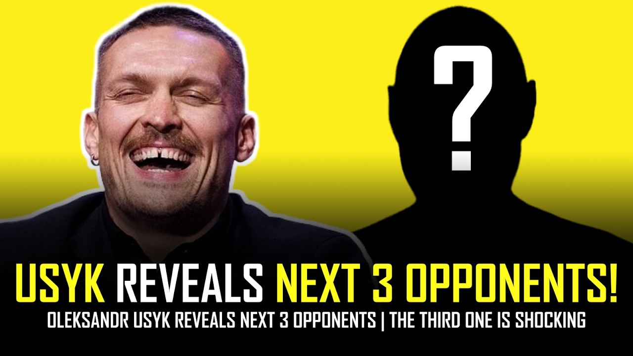 USYK REVEALS SHOCKING NEXT 3 FIGHTS!!! 😱