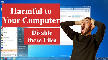 These Files Harmful to your computer - Disable them now!#error #xeose9