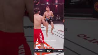Жёсткий нокаут от Шамиля Алиева на HFC MMA. Шамиль Алиев VS Сергей Машков