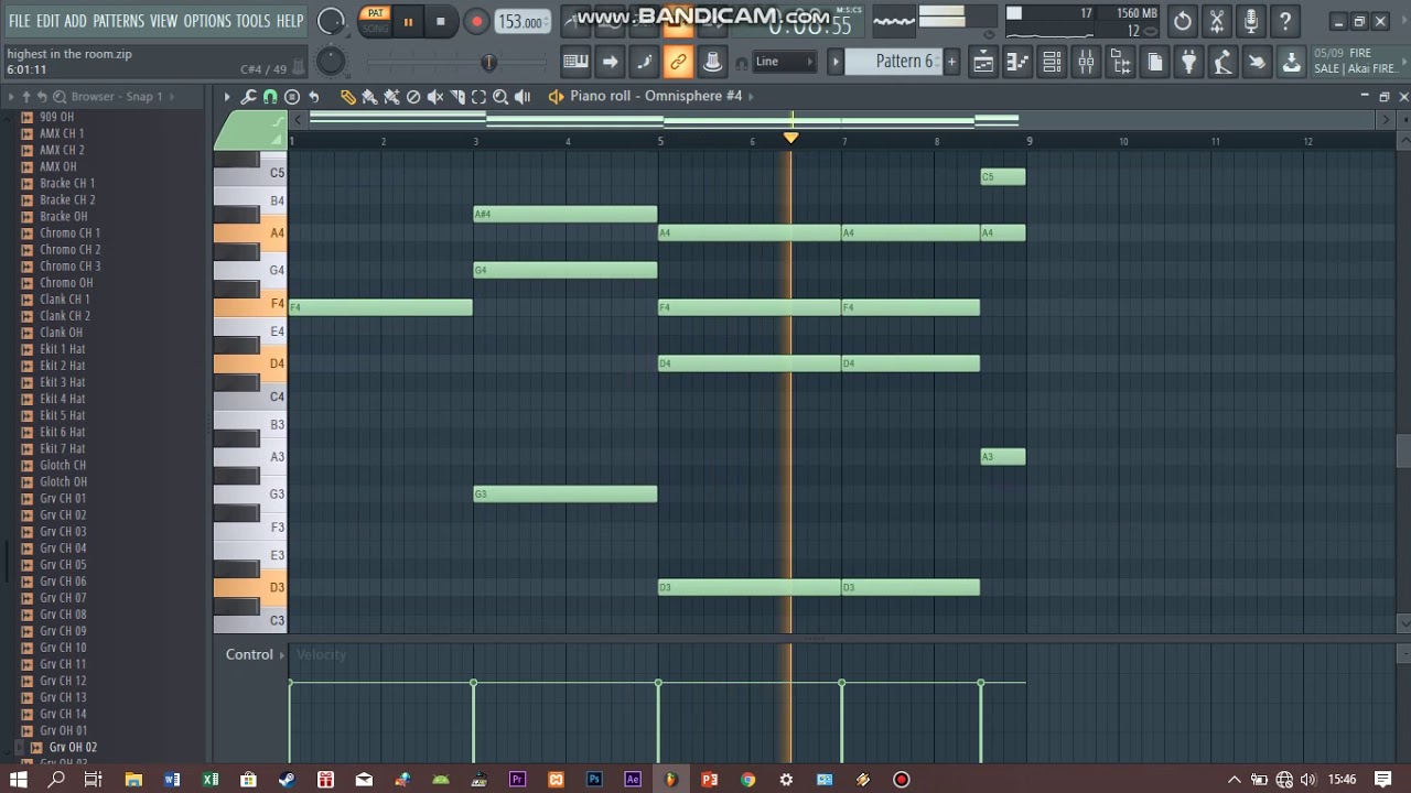 Travis Scott - HIGHEST IN THE ROOM FL STUDIO REMAKE