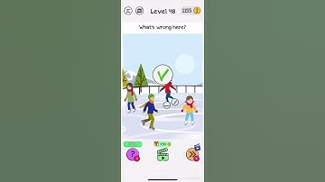 Level 48 Braindom game what is wrong in the picture #games #gamedesign