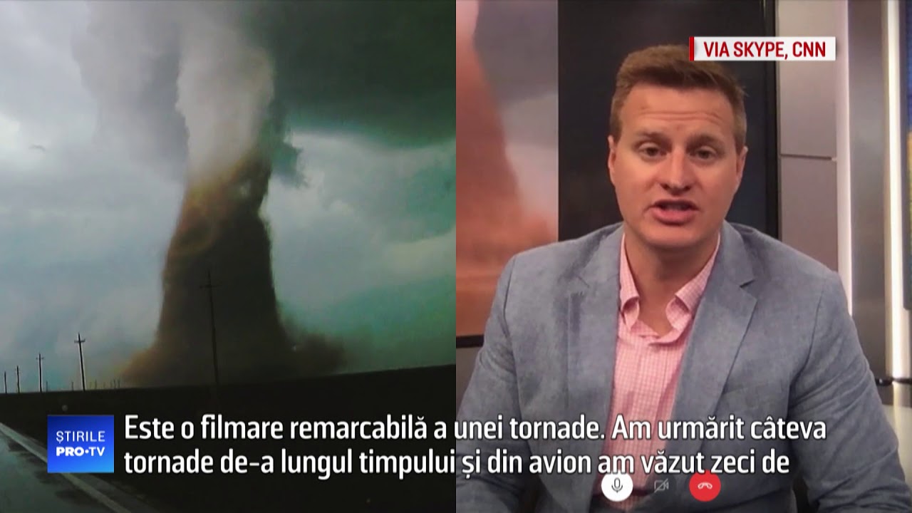 Meteorologul șef De La Cnn Uimit De Tornada Din Călărași Reacția