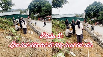 Phần 2: l/ừa hai đ/ứa t/rẻ , hủy hoại tài sản trái pháp luật.