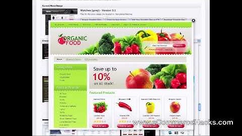 How to Browse and Change Templates on the BigCommerce Shopping Cart