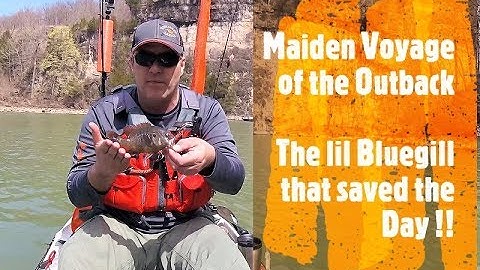 Hobie Outback 1st voyage - No Fish but, better than a day at work for sure !!