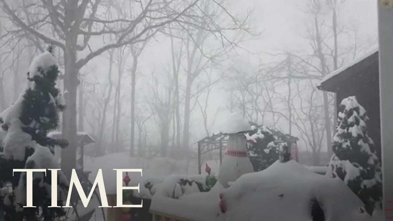 Snow Squall Hits Upstate New York | TIME - YouTube