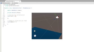 Unity 5   Roll a Ball game   3 of 8  Moving the Camera   Unity Official Tutorials