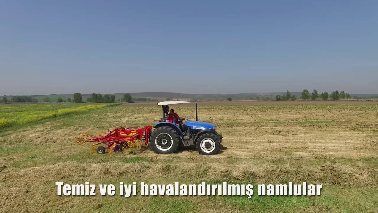 FIMAKS FMR 440 / NAMLU YAPMA / ROTARY RAKE - YouTube