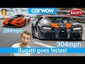 304mph in a Bugatti Chiron - see how it destroys the Koenigsegg Agera RS!