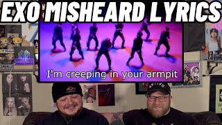 EXO Try Not To Laugh - Misheard Lyrics REACTION