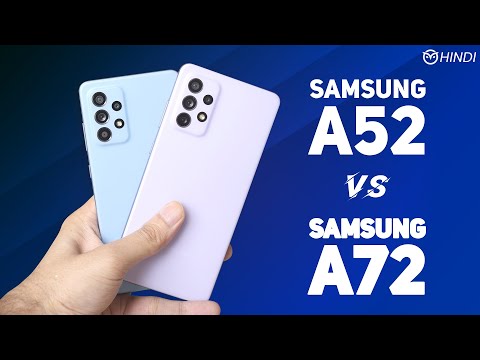 Samsung Galaxy A52 vs A72 Full Comparison: Camera Test | Which One To Buy [Hindi]