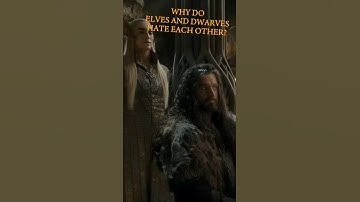 WHY DO ELVES AND DWARVES HATE EACH OTHER? #tolkien #lotr #lordoftherings