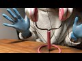 ［ASMR］ゴム手袋でマッサージ、ハンドムーブメントしながらオノマトペ囁く