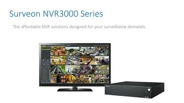 Surveon NVR3000 64-ch Linux RAID NVR with Enterprise VMS for Professional Surveillance