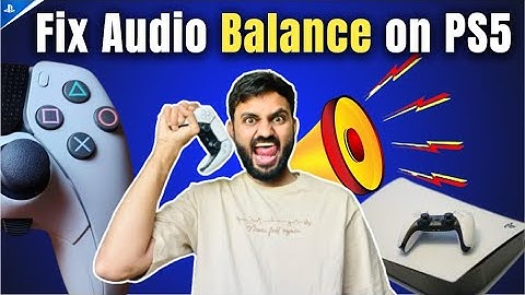 How to Fix Audio Balance on PS5 ⚡#playstation5 #ps5