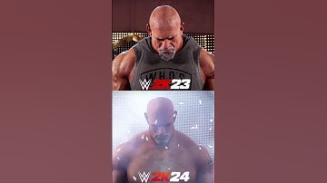 WWE2K24  VS WWE2K23 Ft.Bill Goldberg 🔥