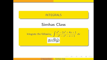 #MA3151-21272 NOV-DEC-23-14aii. Integrate the following: integral (x^4-2x^2+4x+1) by (x^3-x^2-x+1)dx