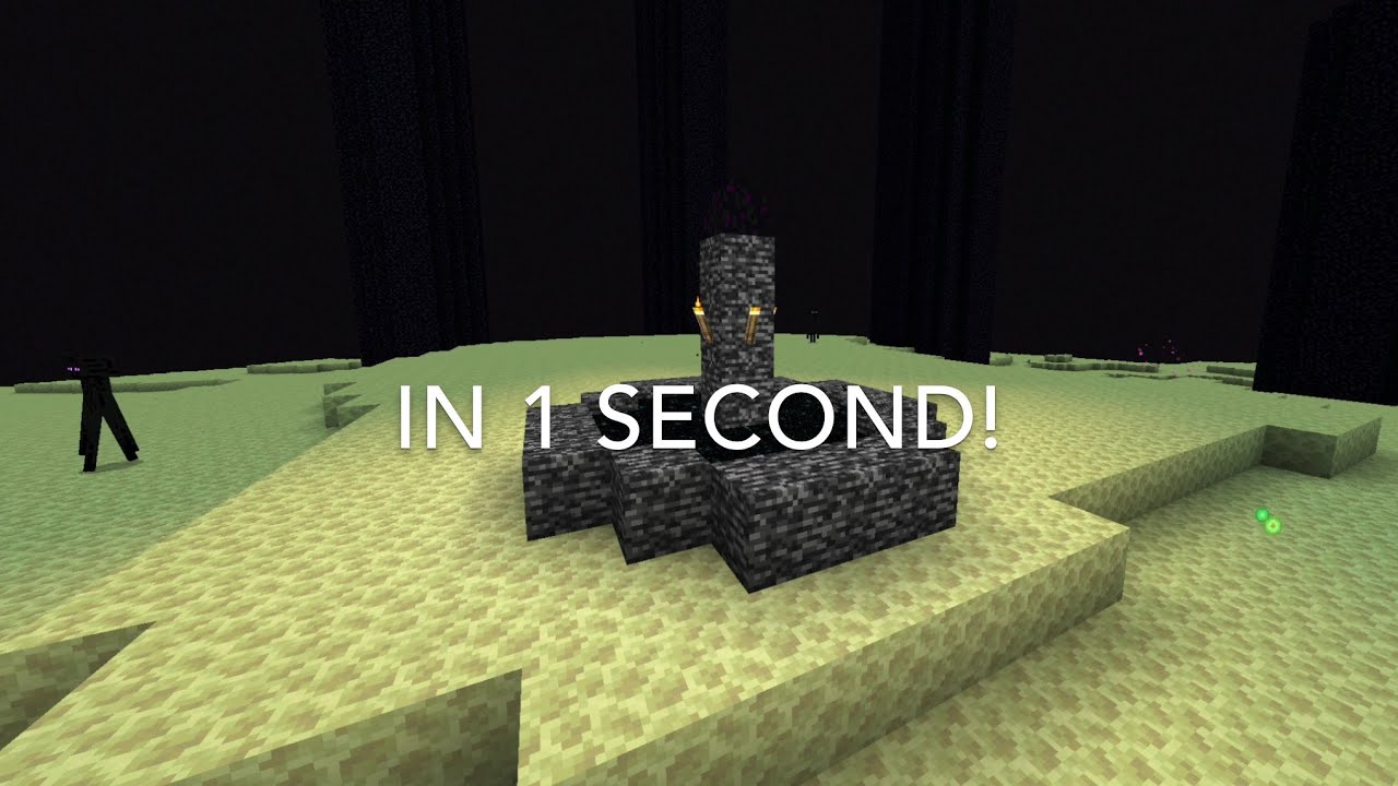 I Beat Minecraft In One Second! - YouTube