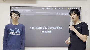 April Fools Day Contest 2025 Official Editorial | Codeforces