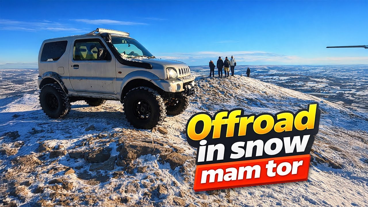 Jimny in the Snow ❄️ | Off-Roading Mam Tor & Getting the Steps In