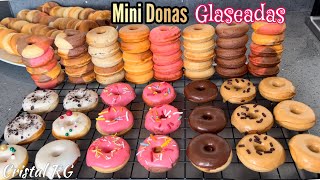 Vende Mini Donas glaseadas de diferentes sabores