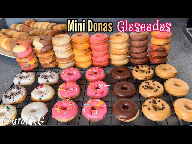 Vende Mini Donas glaseadas de diferentes sabores class=