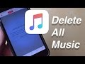 How to Delete All Music From Your iOS Device