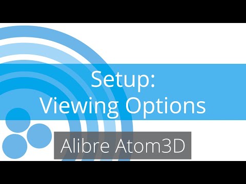 Alibre Atom3D Tutorial - Einstellungen - Anzeigeoptionen