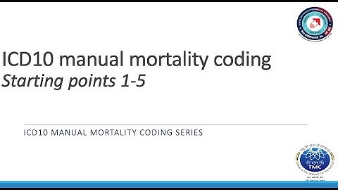 ICD10 manual mortality coding: Starting points 1-5