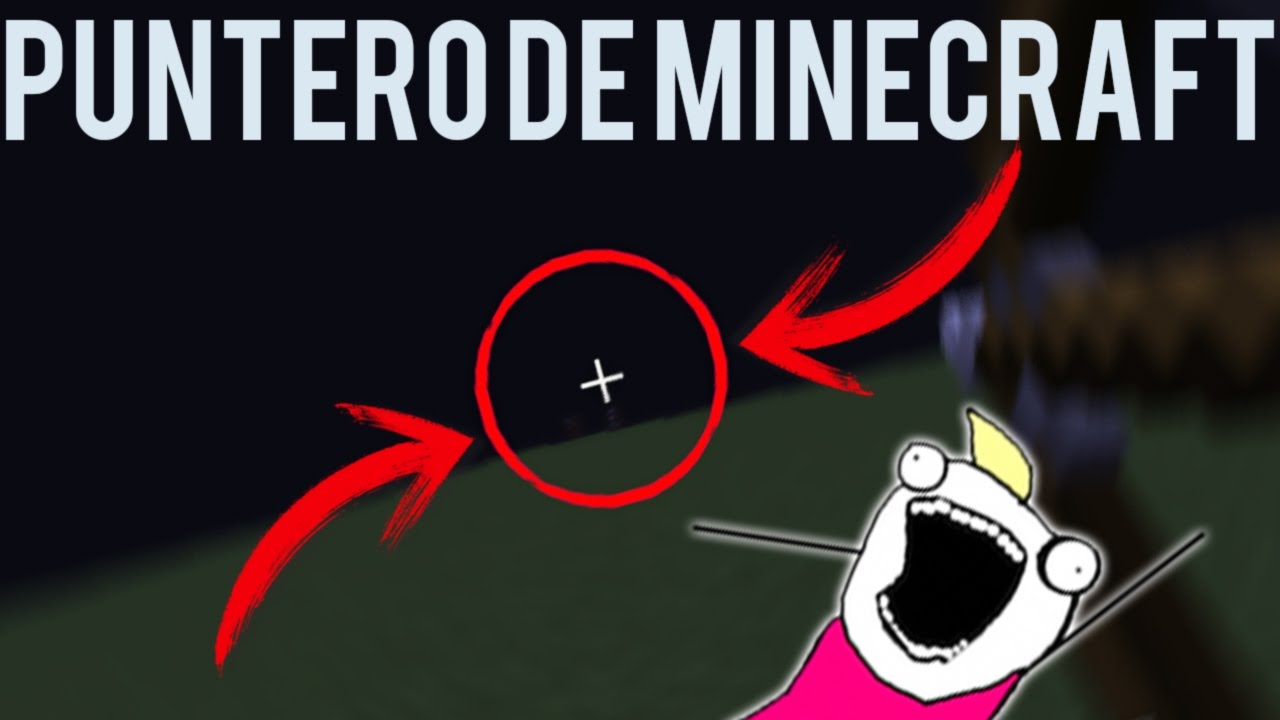 COMO PONER EL PUNTERO DE MINECRAFT - TUTORIAL - YouTube