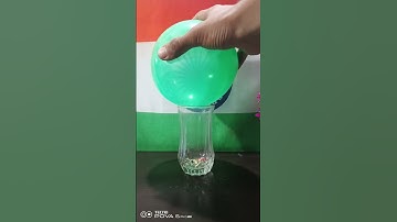 BALLOON GLASS Experiment #shorts #youtubeshorts #trending #DIY #lifehacks #5minutecrafts #experiment