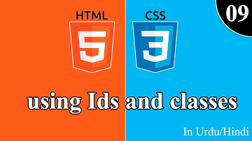 HTML CSS Tutorial For Beginners in Hindi/Urdu - How To Use ID and Class in HTML Tutorial - Class 9