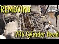 Removing A VR6 Cylinder Head ~ WhiteWookie