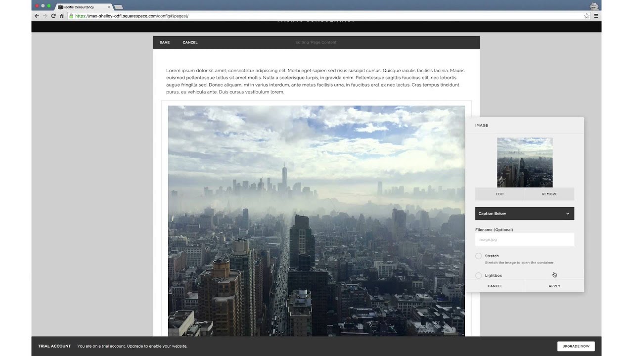 Squarespace Adding & Editing Images YouTube