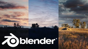 Sky shaders for Blender | Demo