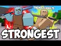 Becoming the strongest with the holy grail 75 in roblox the strongest battlegrounds