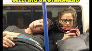 Sleeping on strangers prank ( London edition)