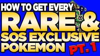 Every RARE Pokemon in Sun and Moon! (part 1) | Austin John Plays