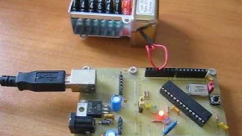 Подключение электромеханического счетчика JSQ200 к ардуино.
