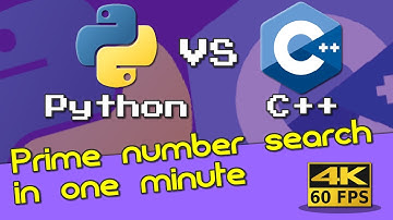Python vs C++ speed comparison [Prime number search] #python #cpp #programming