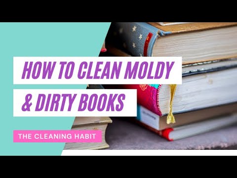 곰팡이 및 더러운 책을 청소하는 방법 | 책을 청소하는 방법 | 중고 책 청소 방법